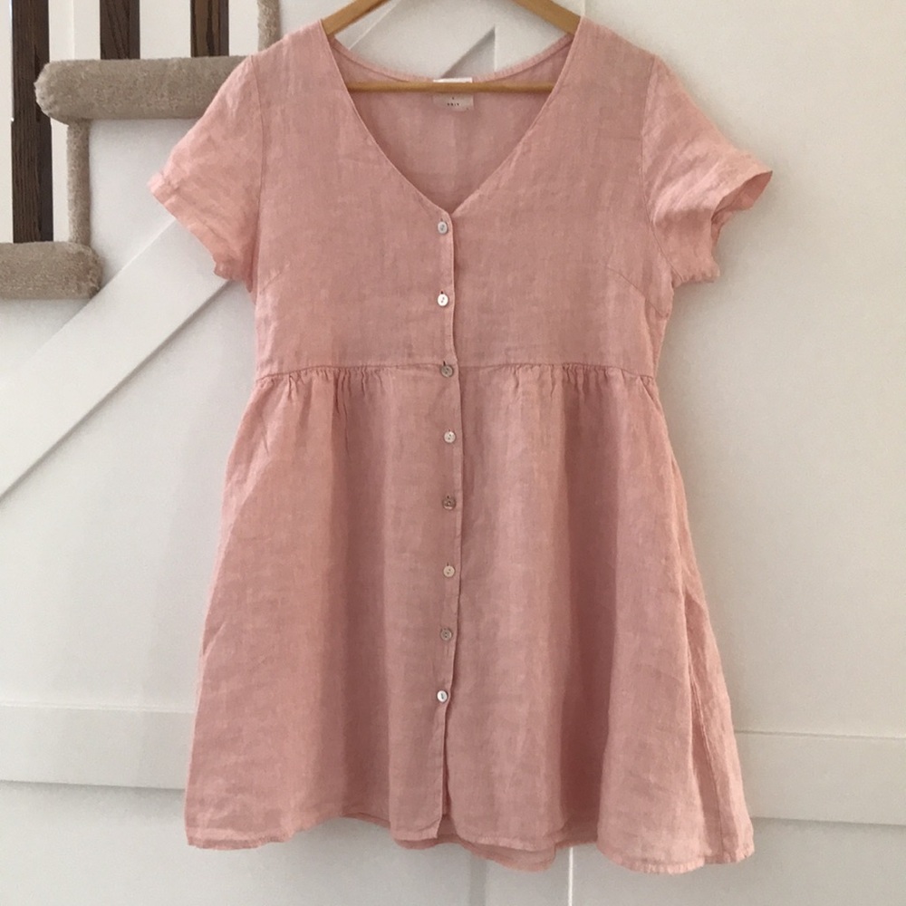 Linen Jillian Harris x PRIV dress size S - Picture 4 of 7